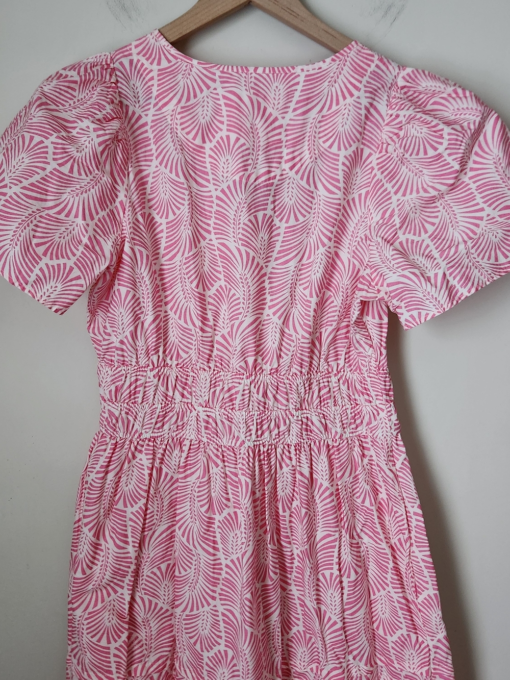 Anthropologie | The Somerset 100% Cotton Maxi Dress Raspberry Motif - Size S - Picture 9 of 12